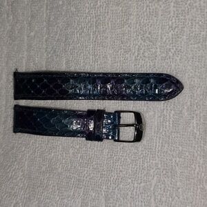 Michele Snakeskin Watch Band - 18MM